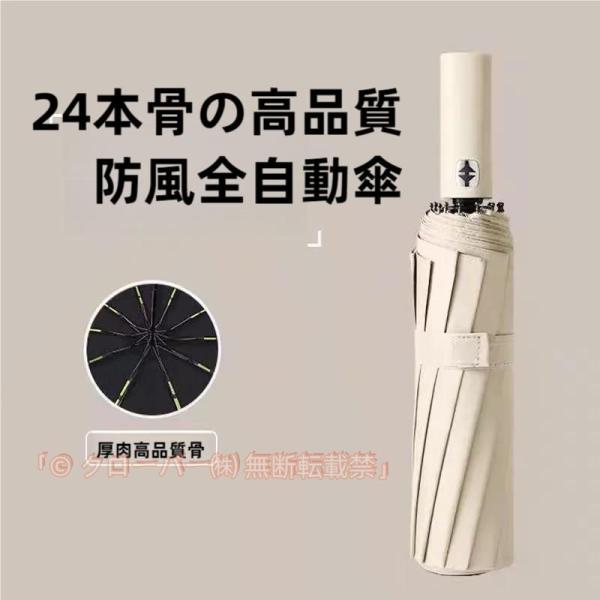 折りたたみ傘 日傘 自動開閉 ワンタッチ 晴雨兼用 大きい UVカット メンズ レディース 傘 クロ...