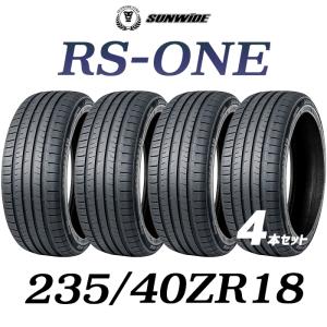 【送料無料】【4本セット】18インチタイヤ 235/40ZR18-95W 4本セット SUNWIDE サンワイド/2354018 サマータイヤ 夏タイヤ 標準タイヤ｜takarabox