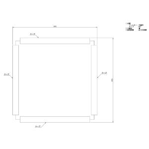 ダイキン パネルスペーサ KDB55J160F ダイキン（DAIKIN） KDB55J160F オーケー器材 ラウンドフロー用パネル
