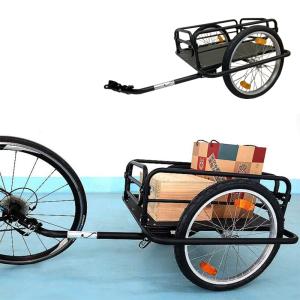 【チャリキャリー】 自転車用トレーラー サイクルトレーラー 自転車用荷台 強化プラスチックボードタイプ｜takaramart