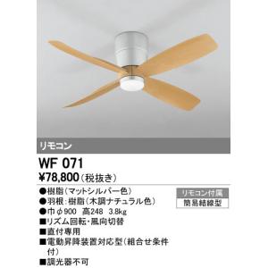 ODELIC（オーデリック） WF401P1 シーリングファン 器具本体 AC MOTOR