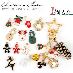 クリスマスパーツ❣️ メタルチャーム (224) クリスマス 10個売り 全13種類チャーム
