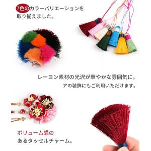 【タッセルパーツ】ボリューム タッセル 全7色...の詳細画像2