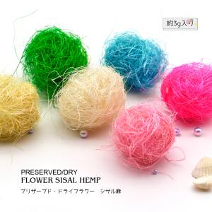 プリザーブド　シサル麻 ハーバリウム手作りキット　ハーバリューム