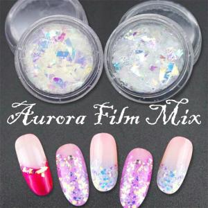 ホログラム 乱切り サイズで選べる 薄型 オーロラ フィルム 偏光