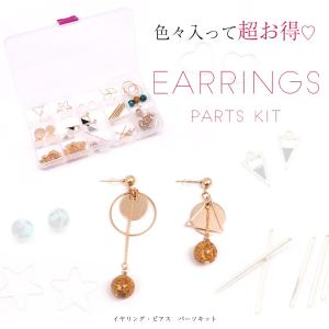 【メール便対応】ピアス イヤリング 手作りキットB ケース入...