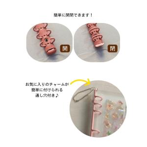 シール帳 バインダー 6Aサイズ 透明 クリア...の詳細画像4