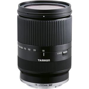 タムロン TAMRON 18-200mm F3.5-6.3 DiIII VC ソニーEマウント用 高倍率ズームレンズ  ミラーレスカメラ NEX専用 ブラック B011SE 中古