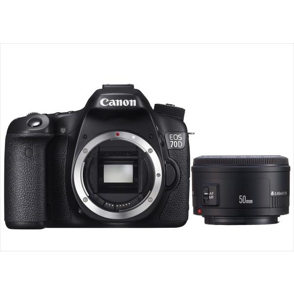 キヤノン Canon EOS 70D EF 50mm 1.8 II 単焦点レンズセット デジタル一眼...