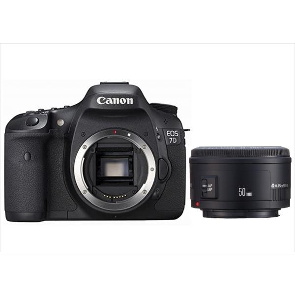 キヤノン Canon EOS 7D EF 50mm 1.8 II 単焦点レンズセット デジタル一眼レ...