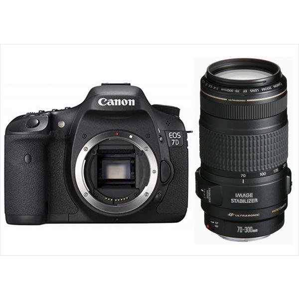 キヤノン Canon EOS 7D EF 70-300ｍｍ IS 手振れ補正望遠レンズセット デジタ...