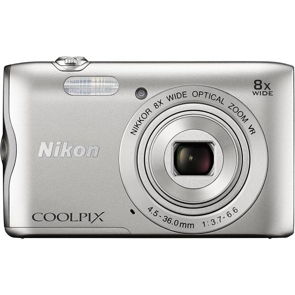 ニコン Nikon デジタルカメラ COOLPIX A300 光学8倍ズーム 2005万画素 シルバ...