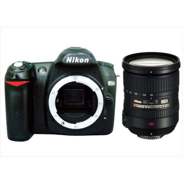 ニコン Nikon D50 AF-S 18-200mm VR 高倍率手振れ補正レンズセット デジタル...