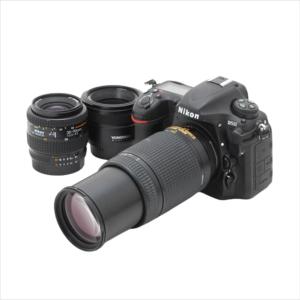 ニコン Nikon D500 35-70mm 70-300mm 50mm トリプルレンズキット デジタル一眼レフ カメラ 中古 Wi-Fi