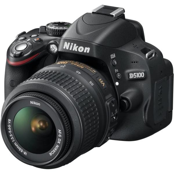 ニコン Nikon D5100 AF-S 18-55mm レンズセット デジタル一眼レフ カメラ 中...