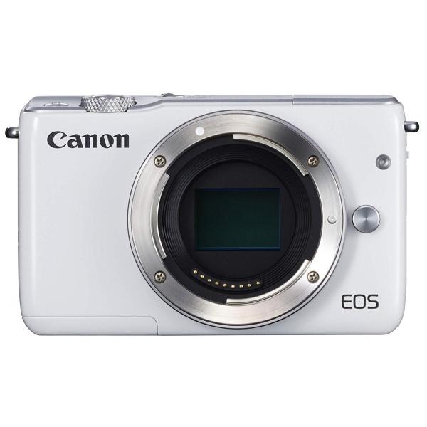 キヤノン Canon ミラーレス一眼カメラ EOS M10 ボディ ホワイト 新品SDカード付