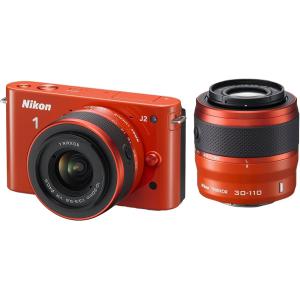 ニコン Nikon 1 J2 ダブルズームキット 10-30mm 30-110mm ミラーレス一眼 ...