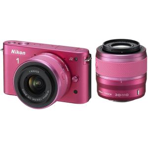 ニコン Nikon 1 J2 10-30mm 30-110mm ダブルズームキット ミラーレス一眼 ...