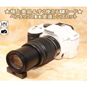 カメラ デジタルカメラ デジタル一眼 中古 スマホに送れる PENTAX ペンタックス K-X ホワイト 