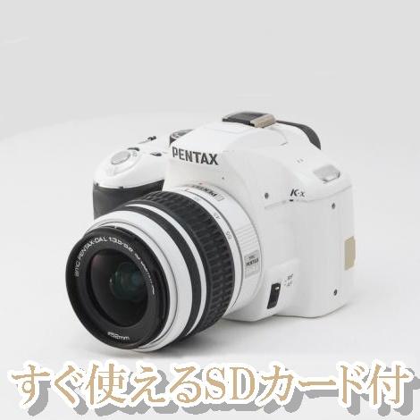 ペンタックス PENTAX k-x 18-55mm レンズキット デジタル一眼レフ カメラ SDカー...