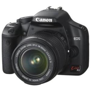 キヤノン Canon EOS Kiss X2 レンズキット ブラック 新品Wifi16GB SDカー...