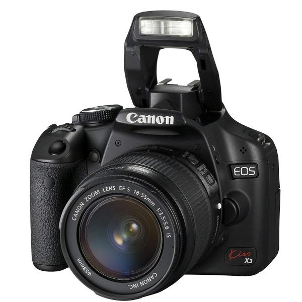 デジタル一眼レフ カメラ Canon キヤノン EOS Kiss X3 18-55mm レンズキット...