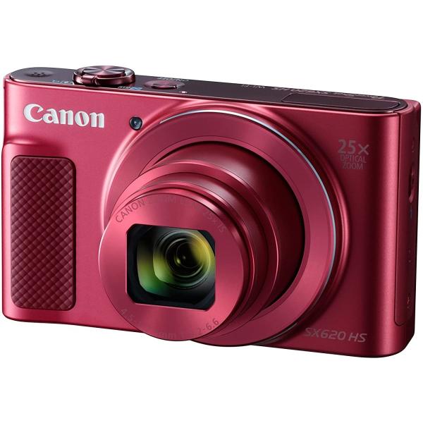 キヤノン Canon PowerShot SX620 HS レッド 光学25倍ズーム/Wi-Fi対応...