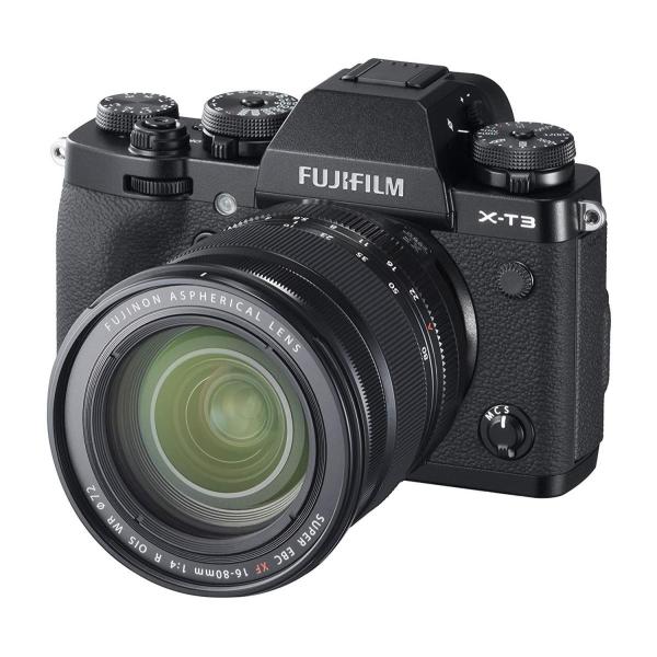 FUJIFILM X-T3 16-80mm レンズキット 中古 ミラーレス一眼 カメラ ブラック 富...