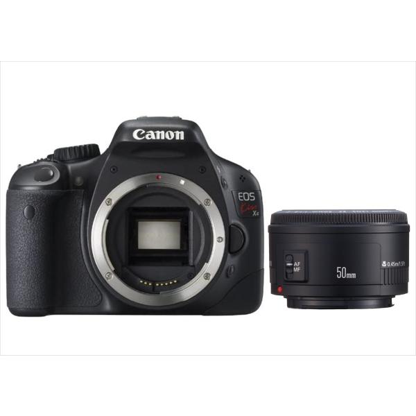 キヤノン Canon EOS kiss x4 EF 50mm 1.8 II 単焦点レンズセット デジ...