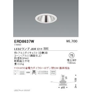 遠藤照明 ERD9648W LEDZ ARCHI ユニバーサルダウンライト 2400タイプ