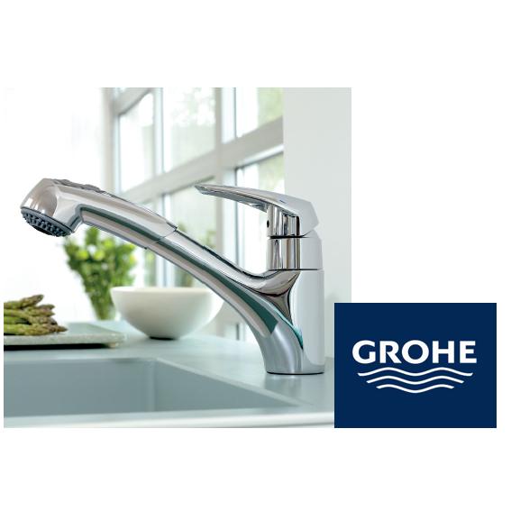 JP 3510 00 グローエ GROHE キッチン用水栓金具 EURODISC ユーロディスク シ...