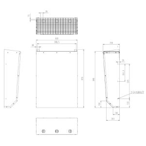 ダイキン（DAIKIN） KDB55J160F オーケー器材 ラウンドフロー用パネル