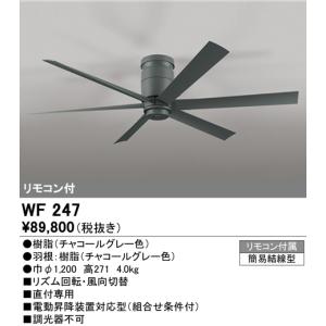ODELIC（オーデリック） WF404P1 シーリングファン 器具本体 AC MOTOR