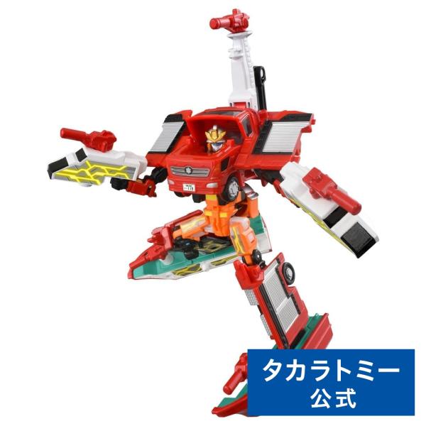 トミカ ジョブレイバー TJBDX ユナイトファイヤブレイバー 消防車+消防艇 合体セット