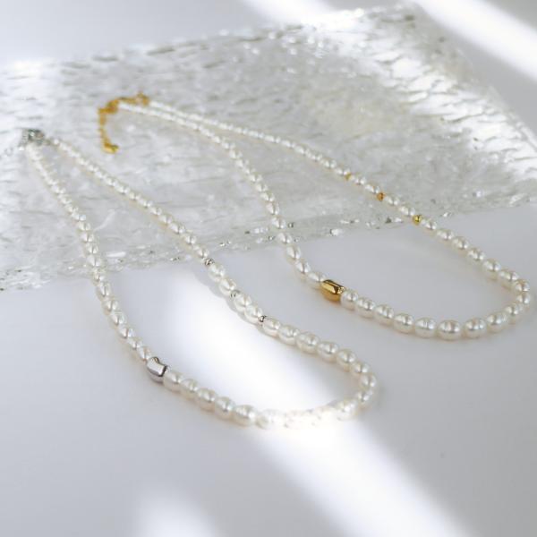 パールネックレス カジュアル【淡水真珠 専門店】6mm パール コーデ 淡水パール ネックレス プチ...