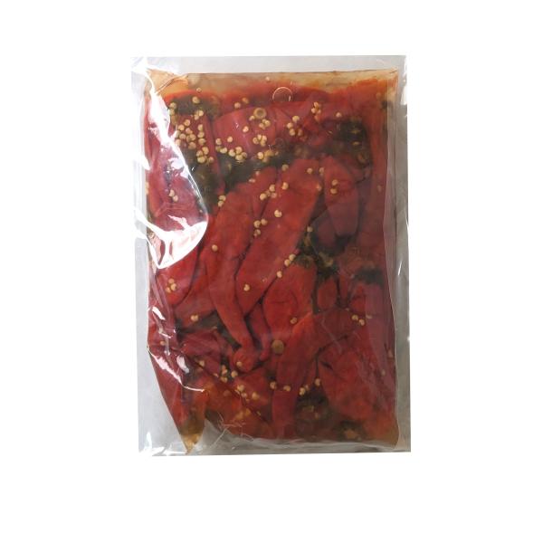 塩漬け赤唐辛子(泡辣椒 パオラージャオ) 500g 中国産（賞味期限：2026.03）
