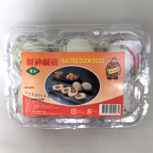 台湾塩蛋 財神鹹蛋 ６個入 台湾産 鹹鴨蛋 （賞味期限：2023.02.16）