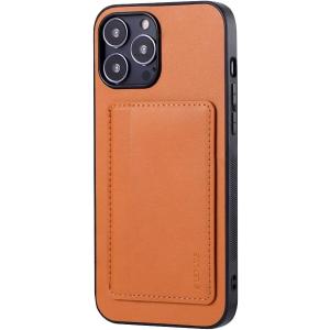 LP-IL21SHCCM(キャメル) iPhone 13 Pro Max用 ポケット兼スタンド付PU