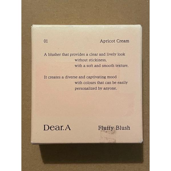 ディアエー(Dear.A) Fluffy Blush フラッフィーブラッシュ 4.5g 韓国コスメ ...