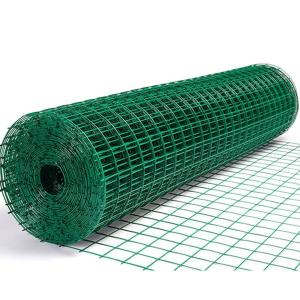 簡単金網フェンス ワイヤーの直径は2mm メッシュの穴のサイズは 6cm 防獣フェンス 野菜動物バリア用 グリーン 1.2m(H)