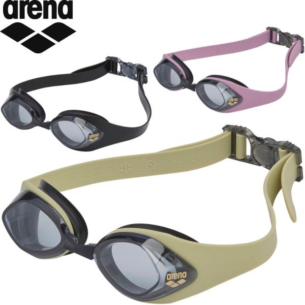 アリーナ スイミングゴーグル フィットネスゴーグル リノンくもり止め 水泳 スイミング フィットネス...