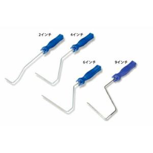 スモールハンドル（スケルトン）9インチ（175-50）DIY 塗装 ハンドル ツギ柄 防水 塗料 ペンキ ローラー