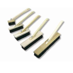 左官ブラシ（木柄セット） 1/2丁掛（250-16）ならし 清掃