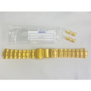 3273BG SEIKO 5スポーツ 20mm 純正ステンレスブレス ゴールド 金色 SNZB26J...