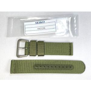 4A212AL SEIKO 22mm ナイロンバンド グリーン SNZG09JC/7S36-03J0...
