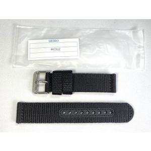 4KC8JZ SEIKO 20mm ナイロンバンド ブラック SZER016/SND399PY/7T...