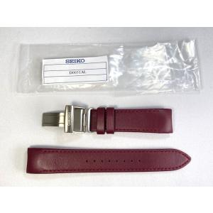 D0051AL SEIKO セイコー スピリット 20mm 純正革ベルト カーフ ワインレッド SC...