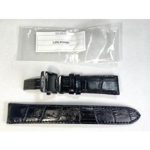 L09L016M0 SEIKO スピリット 20mm 純正革ベルト ブラック ジョジョの奇妙な冒険 ...