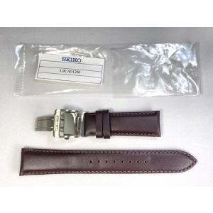 L0CA012J0 SEIKO 20mm 純正革ベルト カーフ ブラウン SARG012/6R15-...
