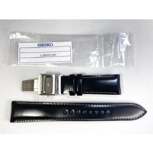 L0F0033J0 SEIKO プレザージュ 20mm 純正コードバン革ベルトバックル付 ブラック ...
